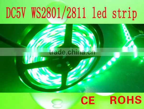 32leds addressable magic digital programmable WS2811/ ws2801 Pixel led strip