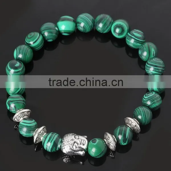 Woman's Jewelry Gift Natural Stone Red Agate Buddha Bracelets photo-4