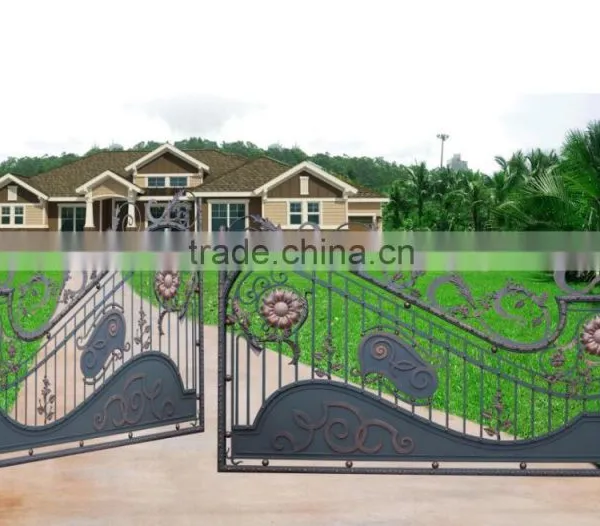 House Main Galvanized Iron Sheet Gate Design photo-3