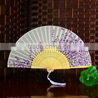 Perfect Party Farvor Flower Floral Hand Fan for Wedding Party Decor Gifts photo-2