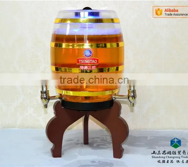 Crystal Cask Cannon Three Wine Faucets Cold Beer Dispenser photo-3