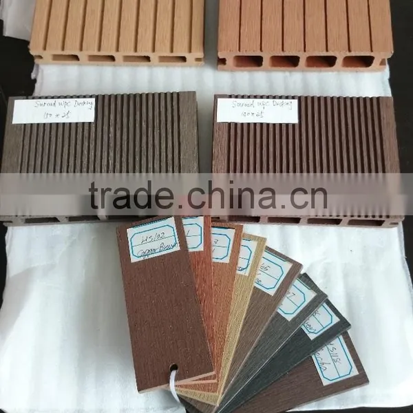 Anti Chemical Wpc Decking, Wpc Deck and Fence,wpc Hollow Decking 150*25 photo-2