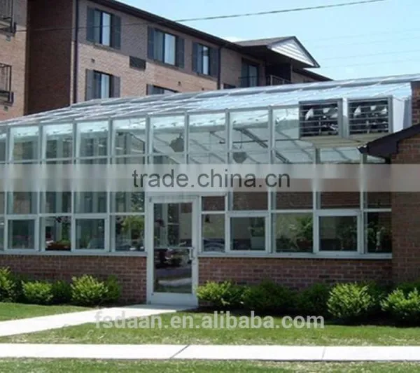 Aluminium Glass Sunshine Hut Bulit in Garden House photo-5