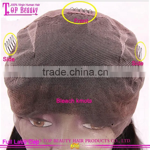New Beauty Good Feedback Cheap Bob Human Hair Full Lace Wigs With Bangs photo-6