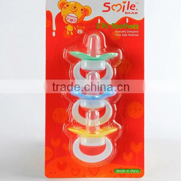 3 PCS Package Funny Teeth Baby Pacifier Orthodontic Dummy Nipples photo-2