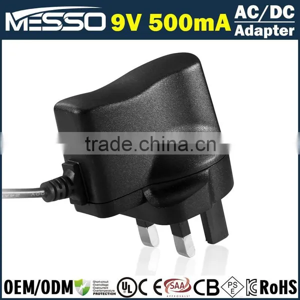 9V 500mA Power Adapter 9V AC DC Adapter 4.5W Switching Power Supply 100V-240V photo-2