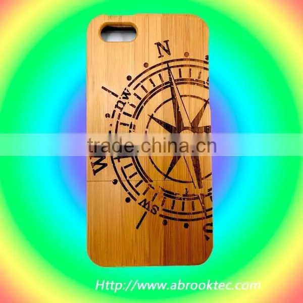 Custom Laser Logo Handmade for Bamboo Iphone 5 Case photo-5