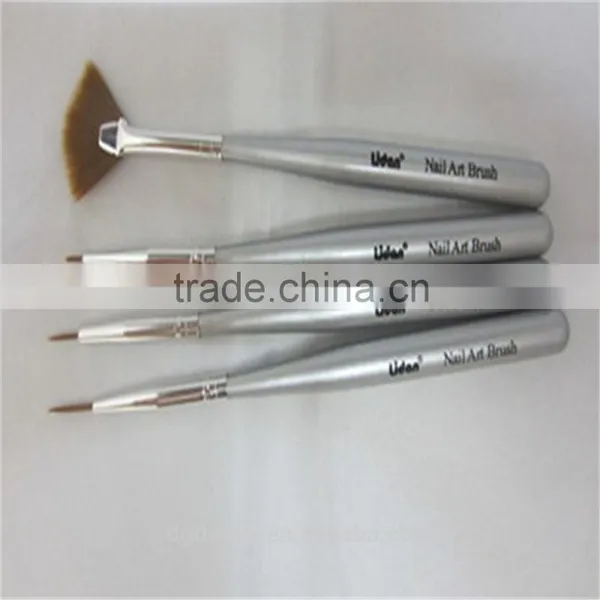 New Arrival Wooden Handle 3pcs Makeup Nail Art Brush photo-6