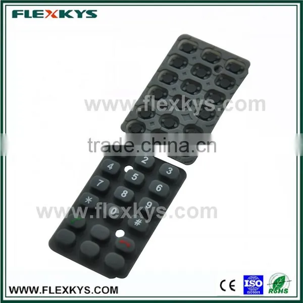 High Quality Durable Silicone Rubber Keypad for Cellphone photo-2