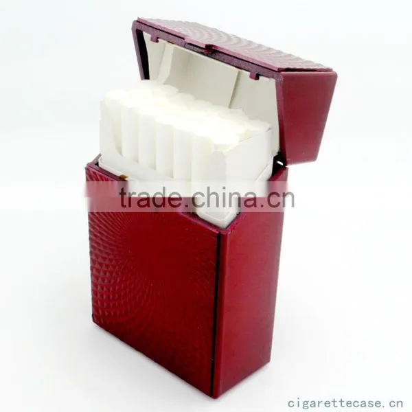 Plastic Cigarette Case for 20s Kind Size 85mm Cigarette Pack Holder With Gold Embossed Sticker photo-5