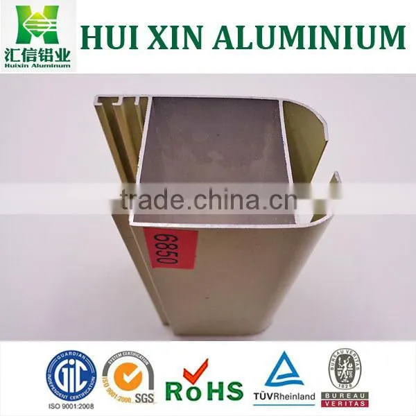 Casement Windows Type Aluminum Extrusion Profiles in Milk Color for Nigeria Market photo-6