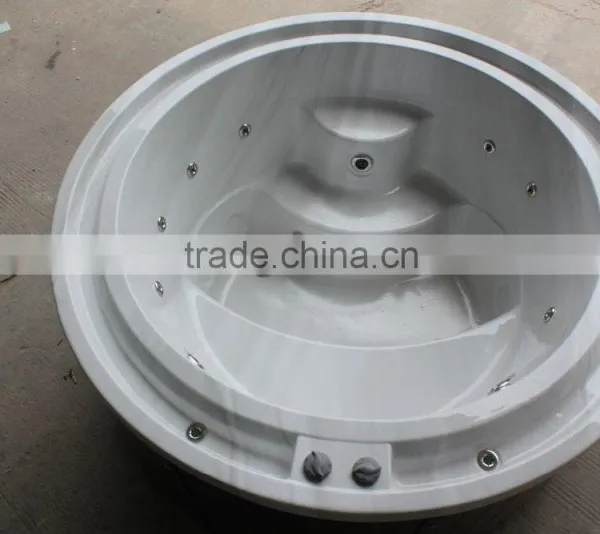 Round Shape 3person 1.9 Meter Balboa Systerm Acrylic Spa Hot Tub/massage Spa photo-2