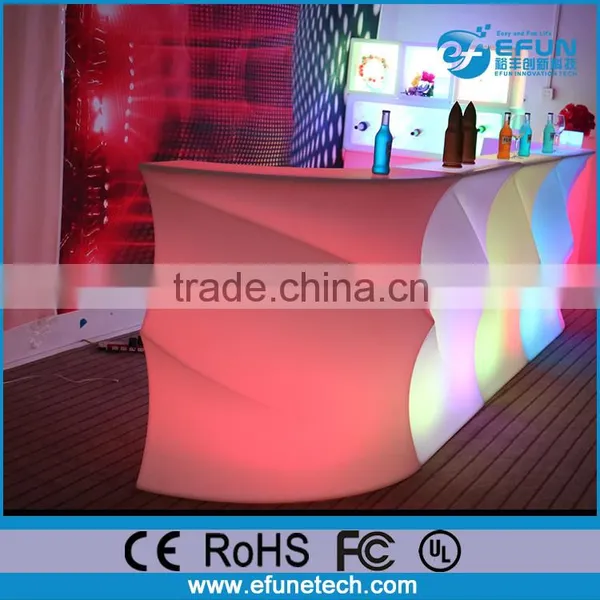 New Design Illuminated Led Light up Counter Furniture,party/nightclub Led Counter Table photo-6