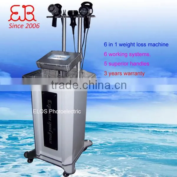 Body Slimming Vacuum+Bipolar RF+Tripolar RF+Face 5 In 1 Cavitation Machine RF+Bio+40K Cavitation Weight Loss Machine