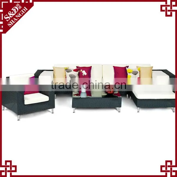 Luxury 2016 Latest Design Rattan Furniture Living Room Sofa Set photo-2