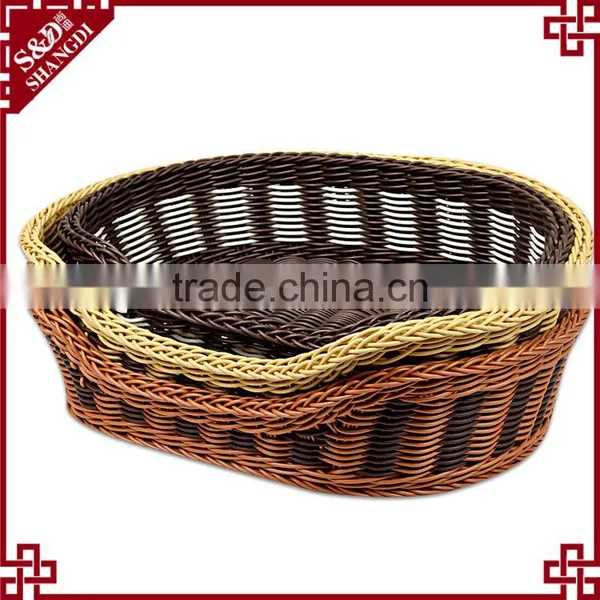 2016 Cheap Pet Accessory Custom Size Wicker Hand Made Pet Basket photo-3