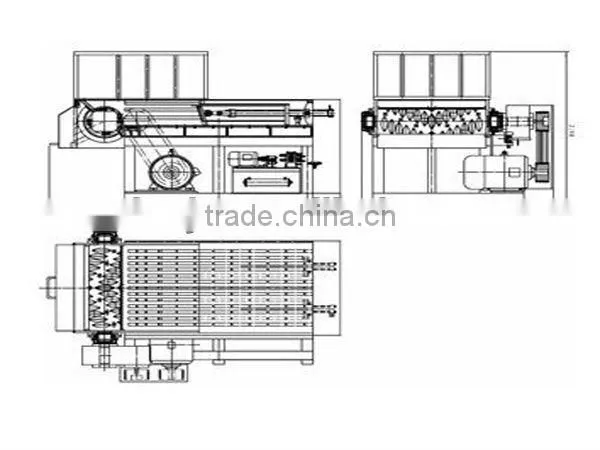 Waste Plastic Single Shaft Shredder Machine photo-2