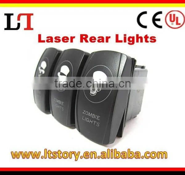 Marine Waterproof Led DPDT/SPST/ DPST/ STDP ROCKER SWITCH photo-2