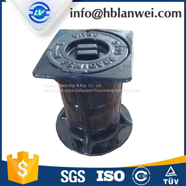 C250 Iron Material Manhole Cover With Frame photo-5