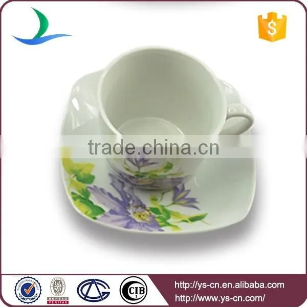 China Dinnerware Porcelain With Flower Decals photo-3