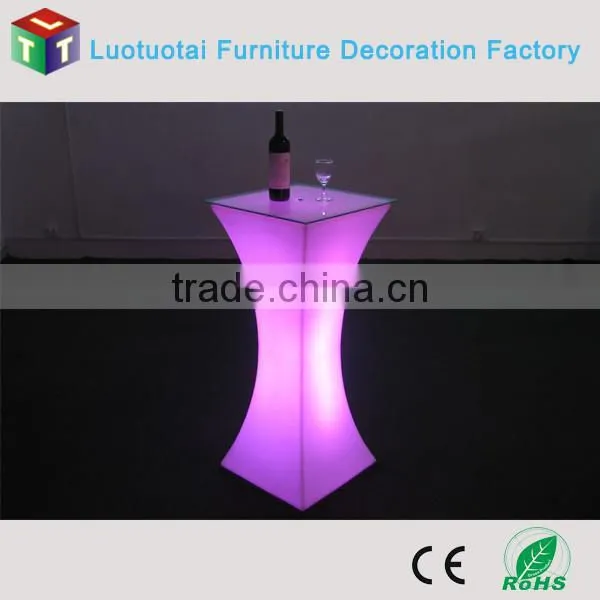 LED Table and Chair &portable Bar Square Table With Multicolor Change photo-6