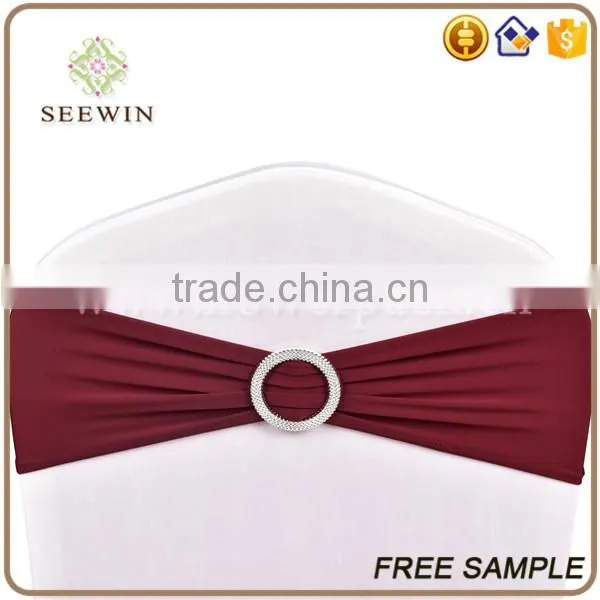 Hot Sale Polyester Spandex Ruffle Chair Sash photo-2