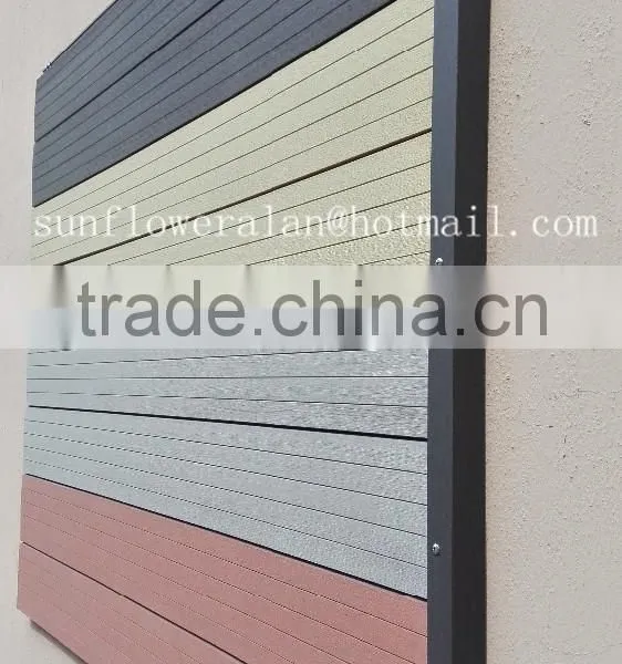 2015 Hot Sale Wood Plastic Composite Wpc Wall Panel /outdoor Wall Panel /decorate Wall Board photo-2