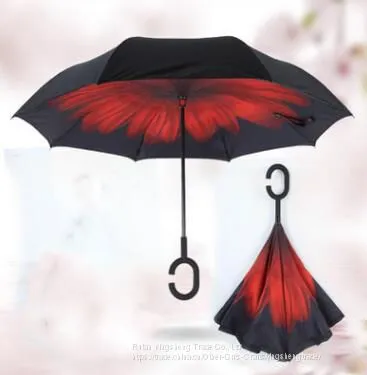 New Invention Reverse Umbrella Logo Advertising Promotional Umbrella photo-2