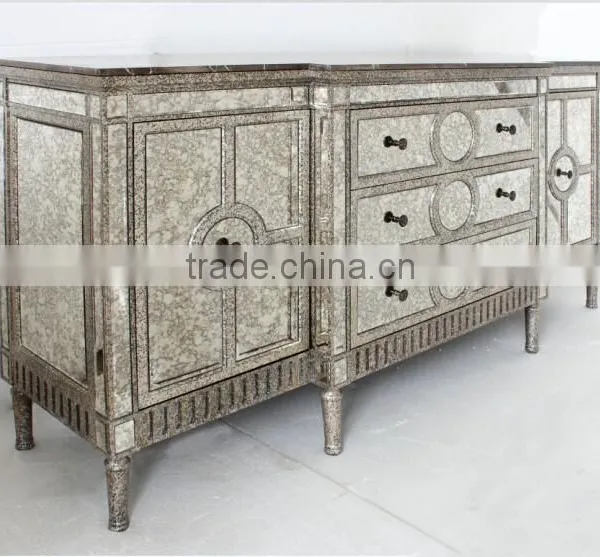 Wooden Antique Mirror Kitchen Cabinets and Wardrobes Guangzhou photo-3