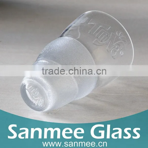 Creative Design Frosted Printing Glass Tumble,Coffee Glass Cup photo-2