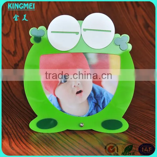 Customized Wholesale Art Cute Frog Acrylic Animal Shape Photo Frame photo-2