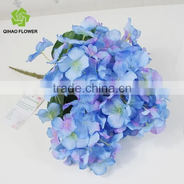 Cheap Short Hydrangea Artificial Hydrangea Bouquet Decorative Landscaping Hydrangea Bouquet photo-3