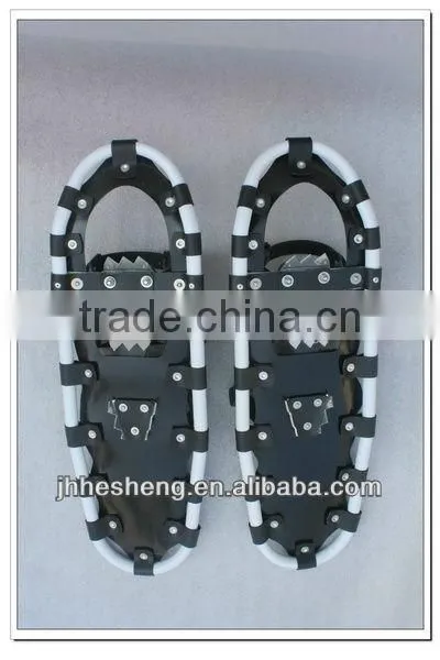 8x27(22x69cm) Non Slip Snowshoes for Safer Walking on Snow Aluminium Pivot PU Binding Alloy Crampon Shoes (HS-SS1 27inch) photo-4