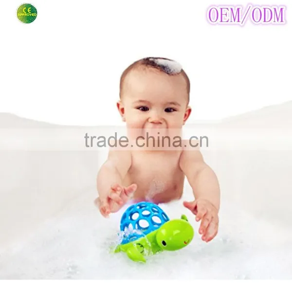 ICTI New Hot Plastic Baby Bath Toys Swimming Toys Floating Turtle Bath Toys photo-3