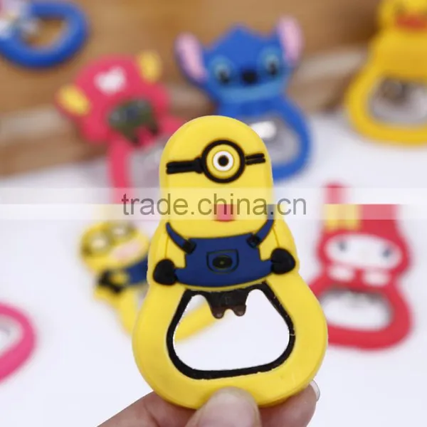 Best Selling Top Quality Soft Silicone Pink Color Cartoon Fashional Opener photo-4