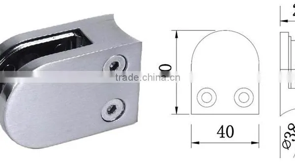 2016 Factory Price Stainless Steel Glass Clamp photo-2
