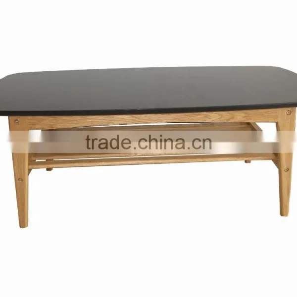 Solid Oak Wood Coffee Table Wood Nest Table Dining Table photo-2