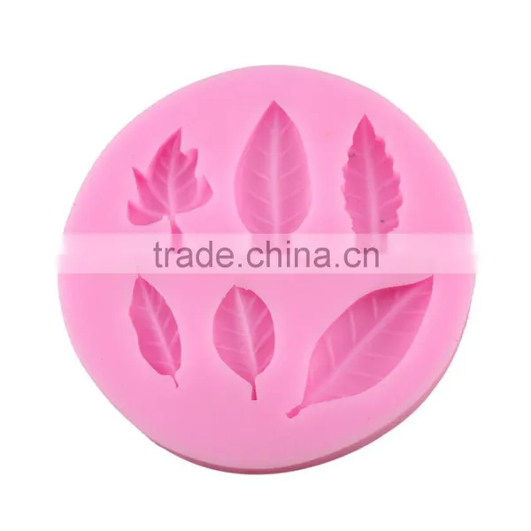 Silica Gel Arts Tool Tool DIY Baking Cake Decorating Tools - Shaped Leaves 1688 Agent photo-3