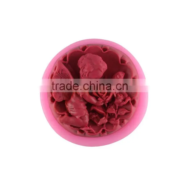 Silicone Handmade Candle Mould Silicone Cake Mould --- Angel Rose 1688 Agent