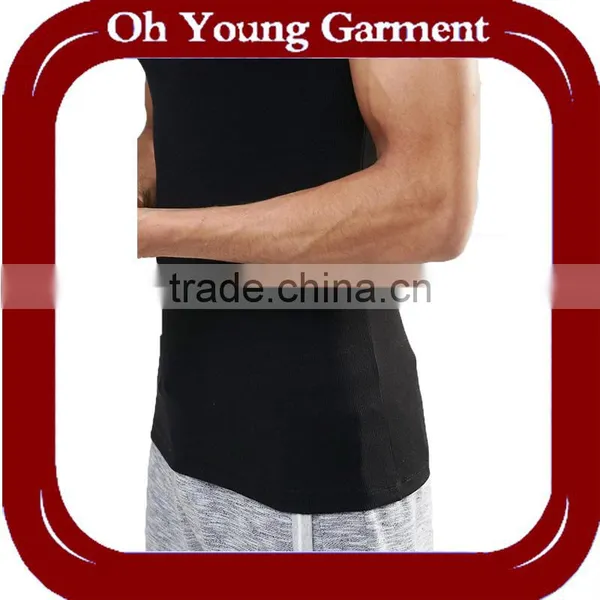 Wholesale Superman Black 95% Cotton 5% Spandex Tank Top Gym photo-3
