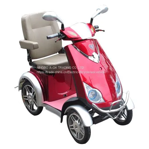 Four Wheel Disabled Electric Scooter, Mobility Scooter for Elder People photo-3