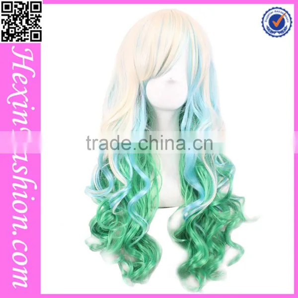 Wholesale 68 CM Stylish Wave Purple Wig Party photo-6