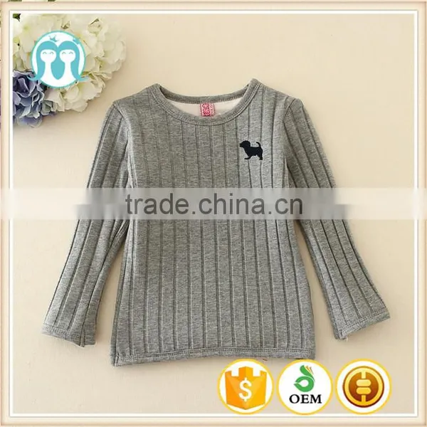 Kids Shirts Animal O-neck Children Winter Baby Boy Girl Wholesale Baby Clothes photo-3