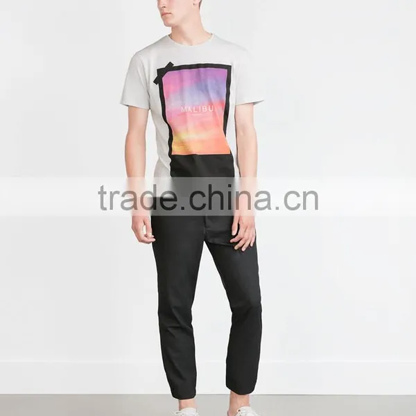100 Percent Cotton Men t Shirt Manufacturing Printed With Colorful Patterns photo-4