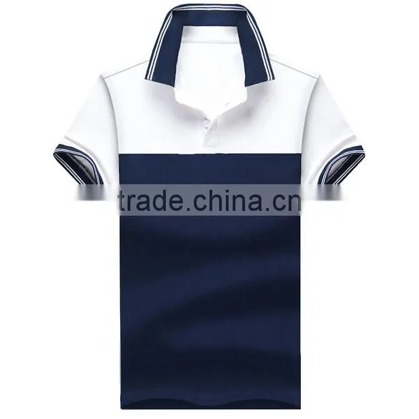 Mens Polo T Shirt,100%Cotton Two Colors Mens Printing Wholesale Bulk Polo Shirt photo-2