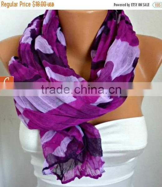 Purple Camouflage Scarf,Spring Summer Shawl Cowl Scarf Shawl Scarf Lavender Gift Ideas For Her Women Fashion Accessories Mother' photo-4