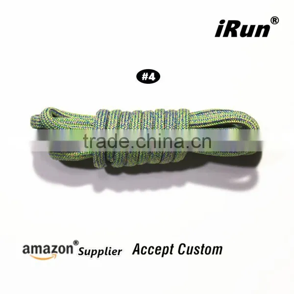Customized Regular Stain Pattern Style Yeezy Rope Hiking Boot String Shoes Laces - Round Laces for Hockey Shoes - All Sizes photo-2