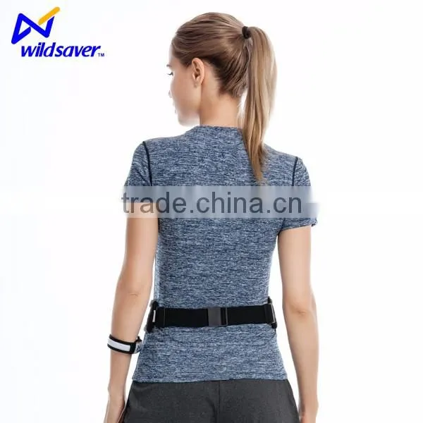 Battery Control LED Flashing Reflective Flip Belt Running Safety Warning Belt photo-4