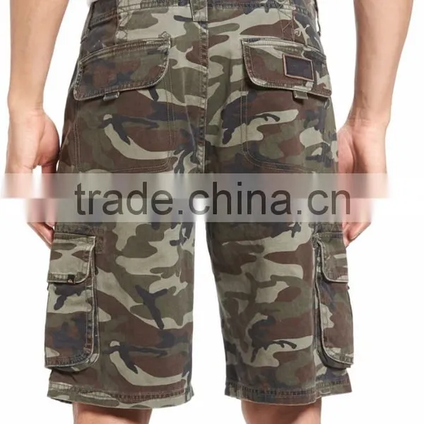 Hot Sale High Waisted Camo Cargo Breathable Top Quality Best Mens Shorts photo-4