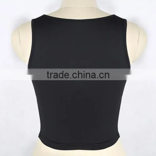 Milk Silk Crop Top Sleeveless Nightclub Top Womens Tank Top photo-4